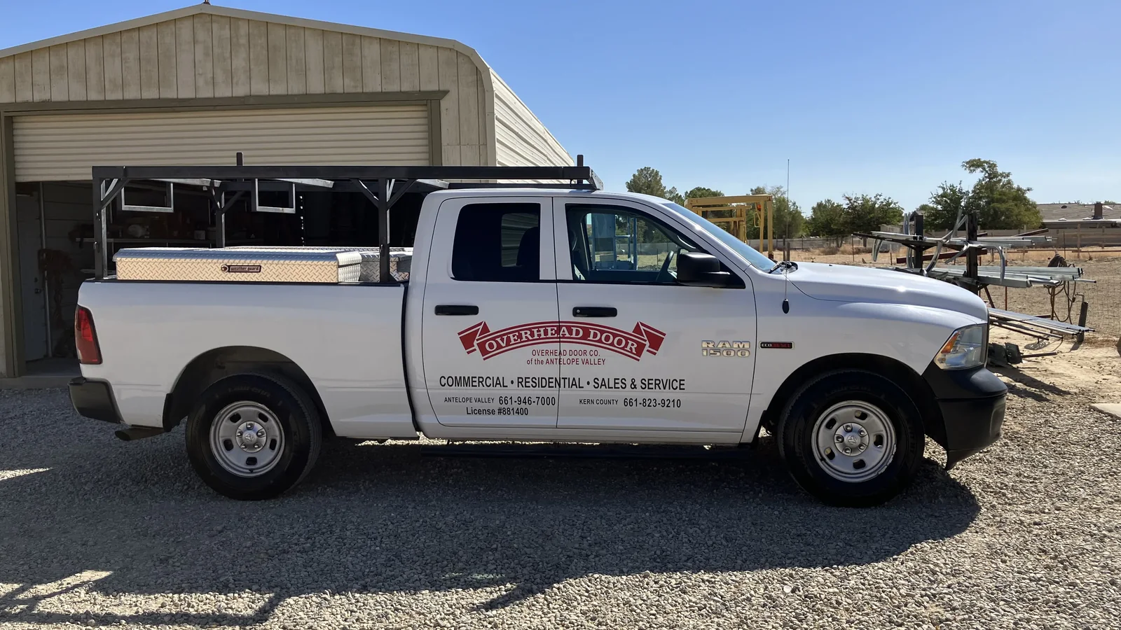 Overhead Door Company of the Antelope Valley service truck